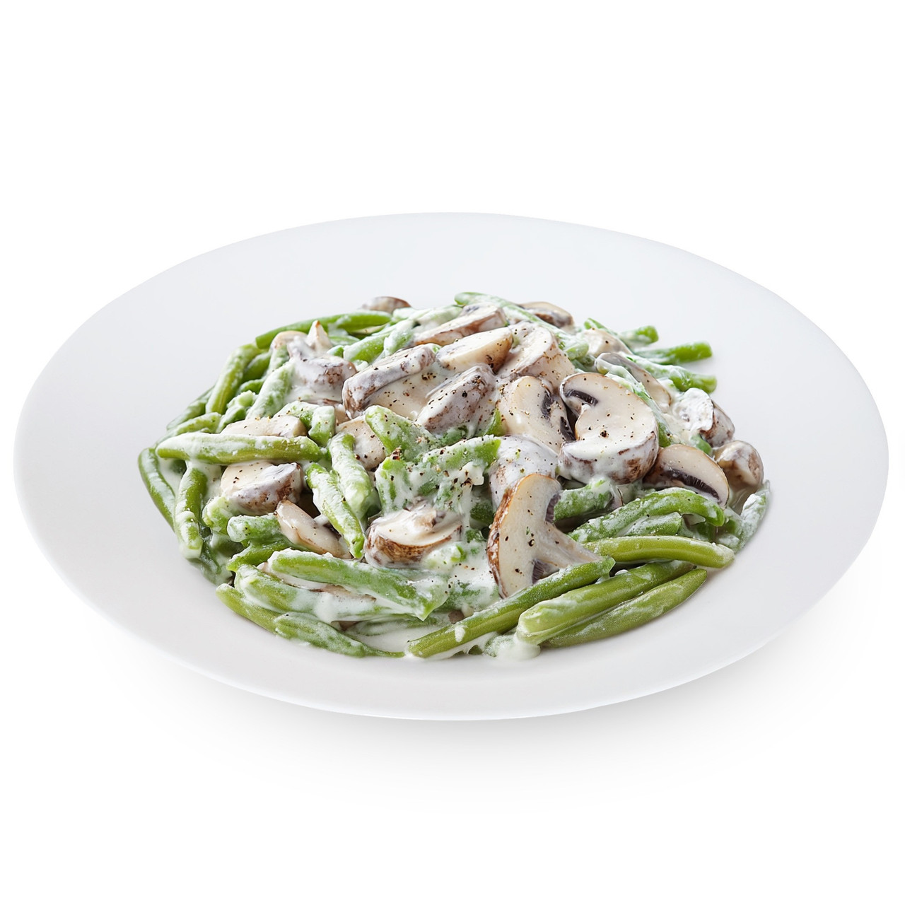 Creamy Green Beans and Mushrooms
