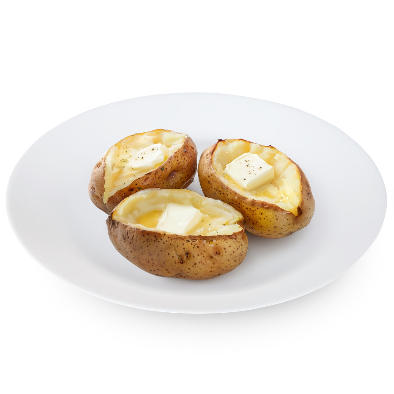 Air Fryer Garlic Parsley Baked Potatoes